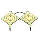 Forest Green And Yellow Sun Flower Tiles Hooks